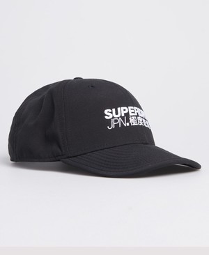 Superdry 6 Panel Soft Férfi Sapka Fekete | PRDIE7081